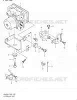 SYSTÈME ABS (AN400ZAL1 E02) pour Suzuki BURGMAN 400 2011