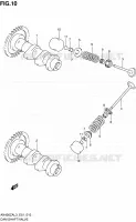 ARBRE A CAMES   VALVE pour Suzuki BURGMAN 400 2013