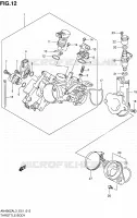 CORPS DE PAPILLON pour Suzuki BURGMAN 400 2013