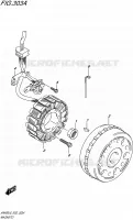 ALLUMAGE ROTOR   STATOR pour Suzuki BURGMAN 400 2016