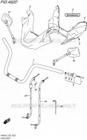 GUIDON (AN400ZAL6 E02) pour Suzuki BURGMAN 400 2016