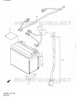 BATTERIE pour Suzuki BURGMAN 650 2011