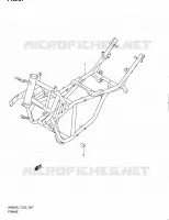 CADRE (AN650AL1 E02) pour Suzuki BURGMAN 650 2011
