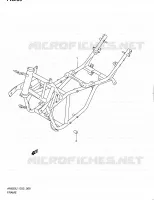 CADRE (AN650AL1 E24) pour Suzuki BURGMAN 650 2011
