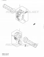 COMMODOS (AN650AL1 E24) pour Suzuki BURGMAN 650 2011