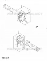 COMMODOS (AN650L1 E19) pour Suzuki BURGMAN 650 2011