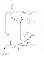 GUIDON (AN650L1 E19) pour Suzuki BURGMAN 650 2011
