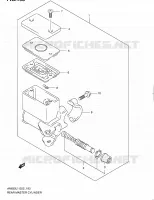 MAITRE CYLINDRE ARRIERE pour Suzuki BURGMAN 650 2011