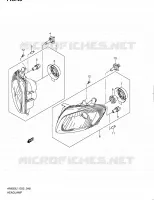 PHARE (AN650AL1 E19) pour Suzuki BURGMAN 650 2011