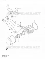 RADIATEUR D'HUILE pour Suzuki BURGMAN 650 2011
