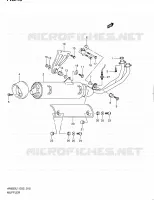 SILENCIEUX (AN650AL1 E02) pour Suzuki BURGMAN 650 2011