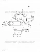 SILENCIEUX (AN650AL1 E19) pour Suzuki BURGMAN 650 2011