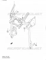 SUPPORT MARCHE PIEDS (AN650L1 E19) pour Suzuki BURGMAN 650 2011