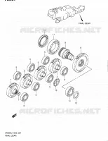 TRANSMISSION FINALE pour Suzuki BURGMAN 650 2011