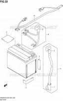 BATTERIE pour Suzuki BURGMAN 650 2010