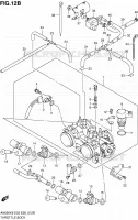 CORPS DE PAPILLON (MODEL K8/K9/L0) pour Suzuki BURGMAN 650 2010