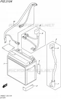 BATTERIE pour Suzuki BURGMAN 650 2017