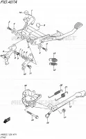 BEQUILLE pour Suzuki BURGMAN 650 2017