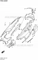 CARENAGES ARRIERE pour Suzuki BURGMAN 650 2017