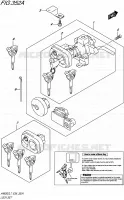 KIT SERRURE pour Suzuki BURGMAN 650 2017