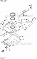 RESERVOIR D'ESSENCE pour Suzuki BURGMAN 650 2017
