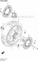 ROUE AVANT pour Suzuki BURGMAN 650 2017