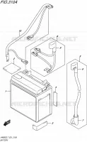BATTERIE pour Suzuki BURGMAN 650 2017