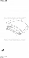 OPTIONS (COVER SET PILLION RIDER) pour Suzuki BURGMAN 650 2017
