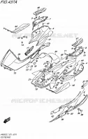 REPOSE PIEDS pour Suzuki BURGMAN 650 2017