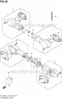 CLIGNOTANTS pour Suzuki V-STROM 1000 2014