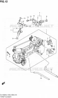 CORPS DE PAPILLON (DL1000AL4 E28) pour Suzuki V-STROM 1000 2014