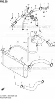 DURITE DE RADIATEUR pour Suzuki V-STROM 1000 2014