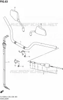 GUIDON pour Suzuki V-STROM 1000 2014