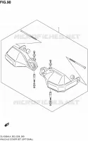 PROTEGES MAINS (OPTIONAL) pour Suzuki V-STROM 1000 2014