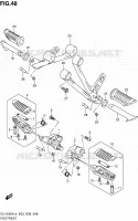 REPOSE PIED pour Suzuki V-STROM 1000 2014