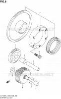 ROUE LIBRE DE DEMARREUR pour Suzuki V-STROM 1000 2014
