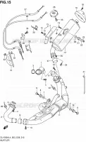 SILENCIEUX pour Suzuki V-STROM 1000 2014