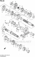 TRANSMISSION pour Suzuki V-STROM 1000 2014