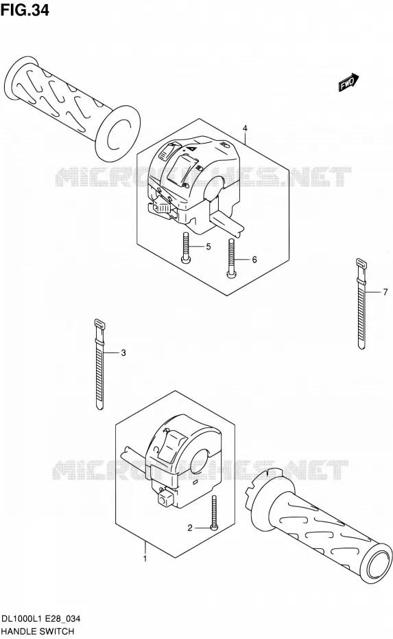 COMMODOS Suzuki MOTO 1000 V-STROM 2011  DL1000 L1 (E03,E28,E33)