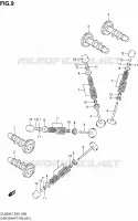 ARBRE A CAMES   VALVE pour Suzuki V-STROM 650 2010