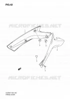 CARENAGES ARRIERE pour Suzuki V-STROM 650 2010