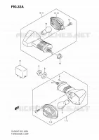 CLIGNOTANTS (MODEL K9/L0) pour Suzuki V-STROM 650 2010