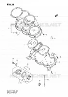 COMPTEUR pour Suzuki V-STROM 650 2010