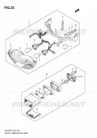 ENSEMBLE FEU ARRIERE pour Suzuki V-STROM 650 2010
