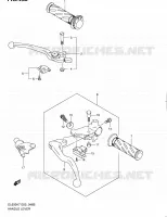 ENSEMBLE LEVIERS   POIGNEES (MODEL K9 P37/MODEL L0) pour Suzuki V-STROM 650 2010