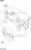 ETRIER DE FREIN AVANT pour Suzuki V-STROM 650 2010