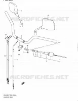 GUIDON (MODEL K9 E02,E19,E24) pour Suzuki V-STROM 650 2010