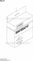 KIT REPARATION DE FREIN pour Suzuki V-STROM 650 2010