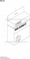 KIT ROULEMENTS DE ROUE pour Suzuki V-STROM 650 2010