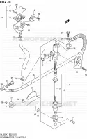 MAITRE CYLINDRE ARRIERE (DL650K7/K8/K9/L0/UEL0) pour Suzuki V-STROM 650 2010